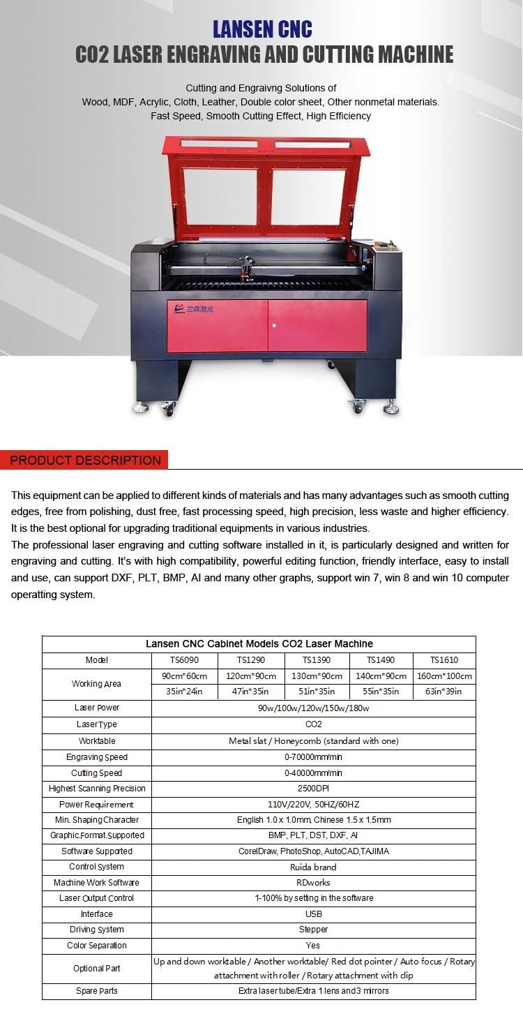 600*900 Universal Laser Engraver Machine Cabinet Hot Sale 2020