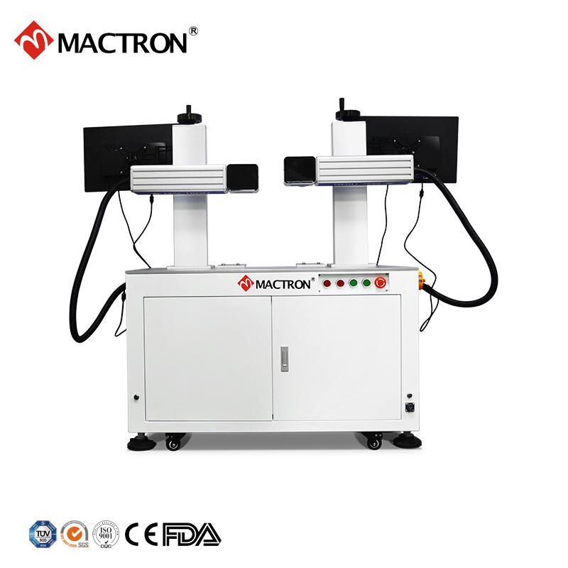 China 50W Jpt Scissor Fiber Laser Marking Engraving Machine Price Export to India