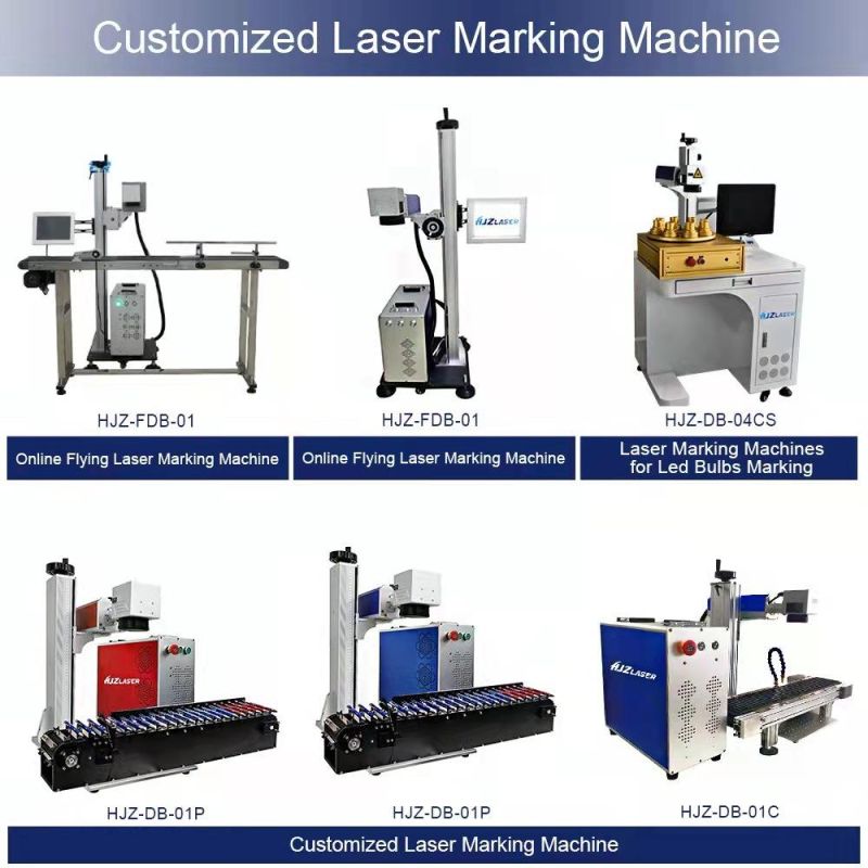 Fiber Laser 30W Marking Machine 20W Jewellery Engraving Machine Plastic Metal Steel Bulb Eartag Nameplate