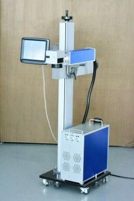 Automatic Marking Line Laser Marking Machine on The Fly Laser Printing