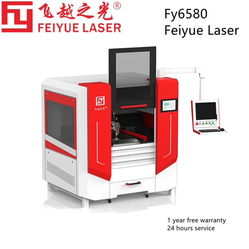 Fy6580s Feiyue Professional Laser Cutter Portable Laser Cutting Fabrication Jewelry Gold Silver Metal Stainless Steel Aluminum CNC High Precision Laser Cutter