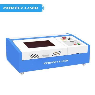 Mini CO2 Laser Engraver and Cutter for Acrylic / Stamper for Rubber and Wood (PE-40B)