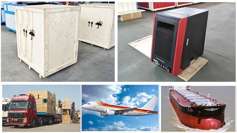 Cabinet 20W Mini Laser Marking Machine for Lighter Hardware Bottle