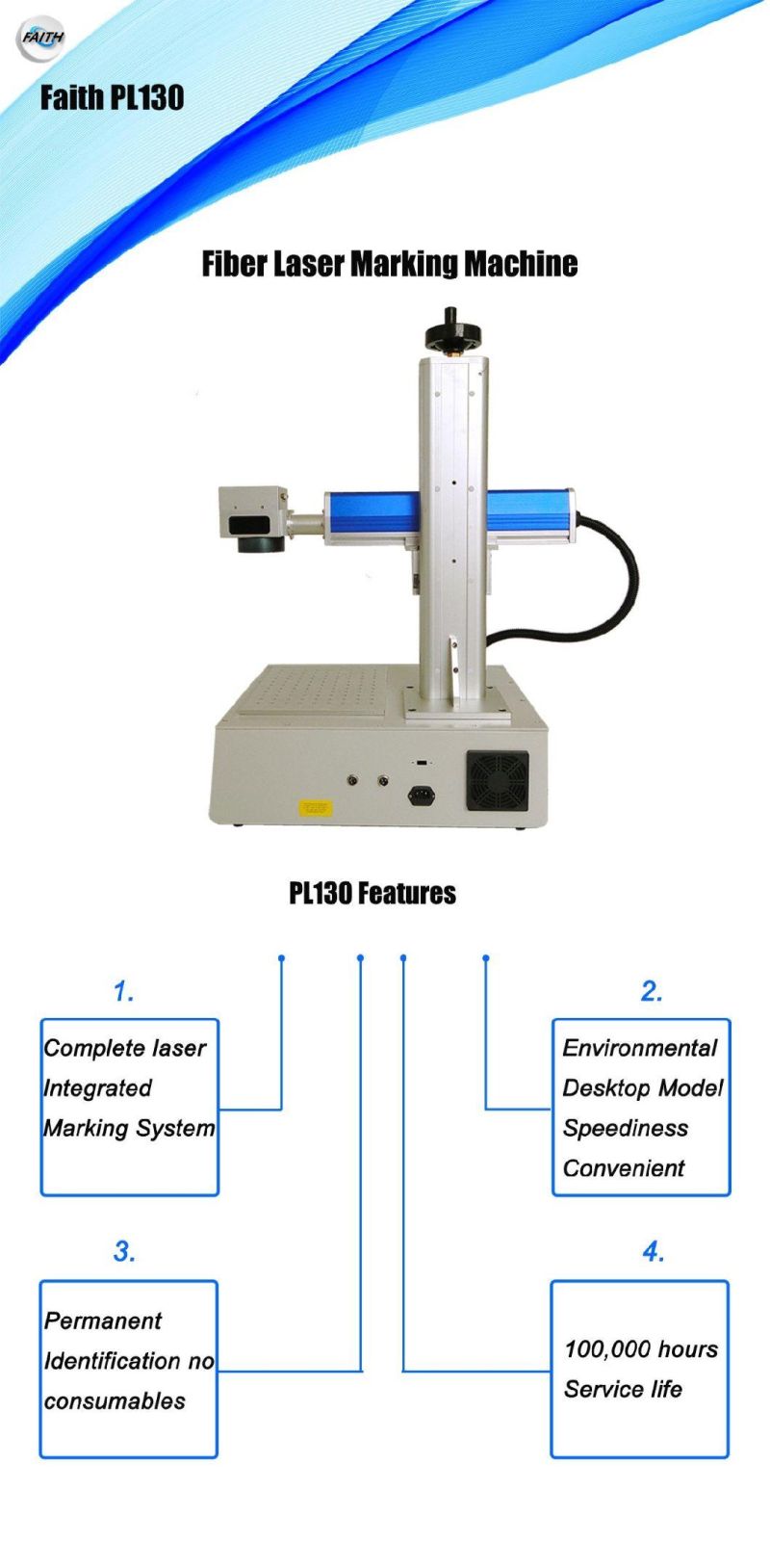 Steel Plastic Pipe Aluminum Foil Laser Coding Equipment Pl-130machine