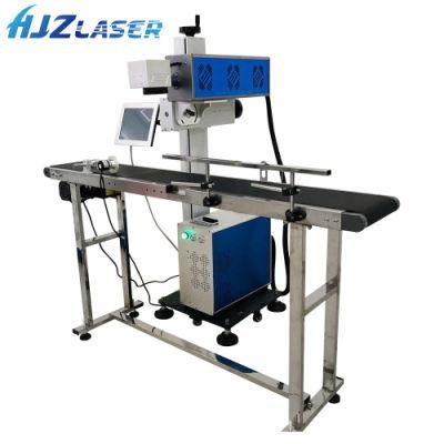 Online Flying Fiber Laser Marking Machine for PE PVC Pipes