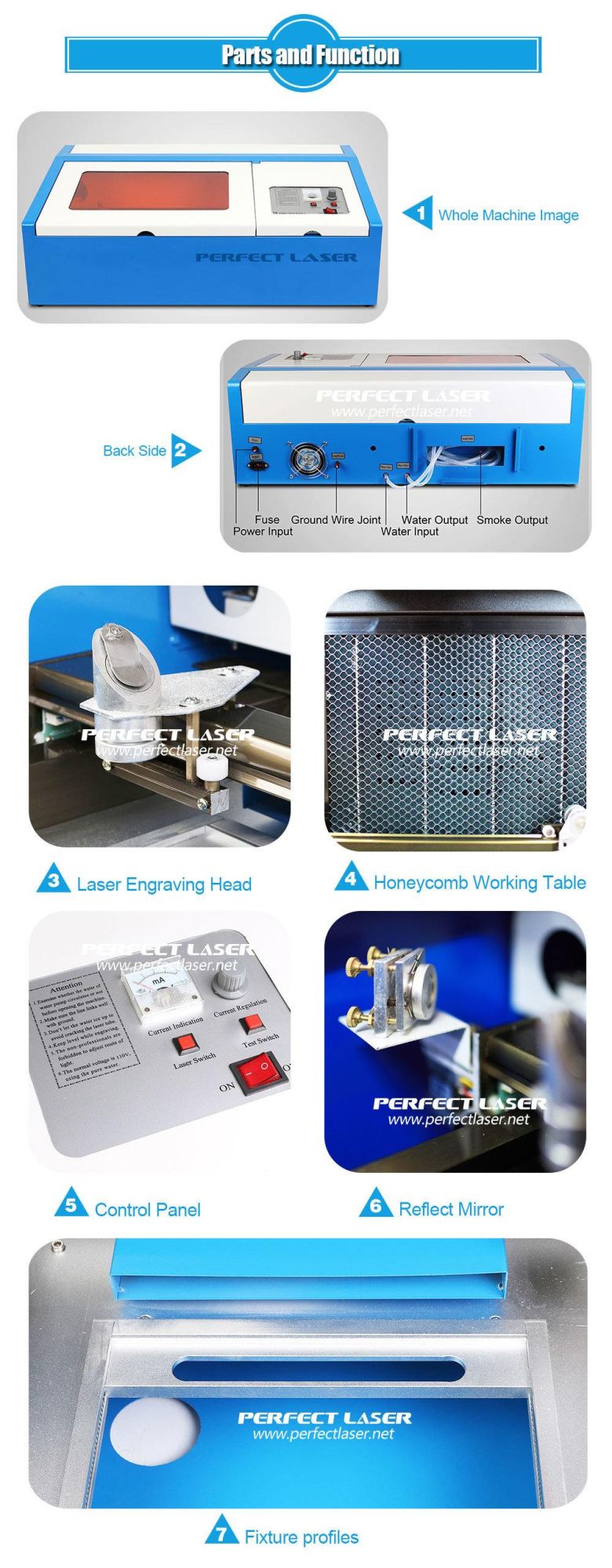 40W 50W CO2 Mini Laser Engraver Prices for Hot Sale