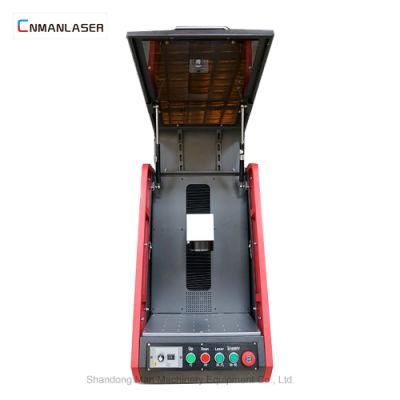 Full Enclosed Desktop Fiber Mobile Laser Marking Engraving Machine