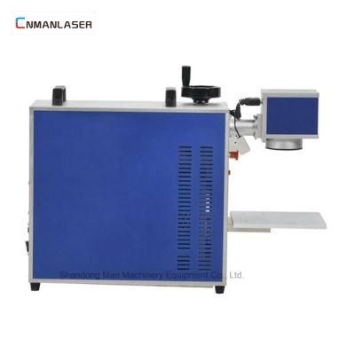 Portable Mini Type 20W 30W Fiber Laser Printing Marking Machine