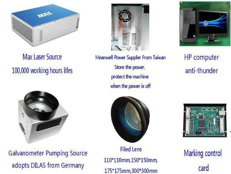 Wholesale Laser 20W Fiber Marking Machine for Engraving Metal