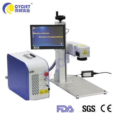 Cycjet Lf30 Intelligent Image or Number Printing Laser Marking Machine on Switch