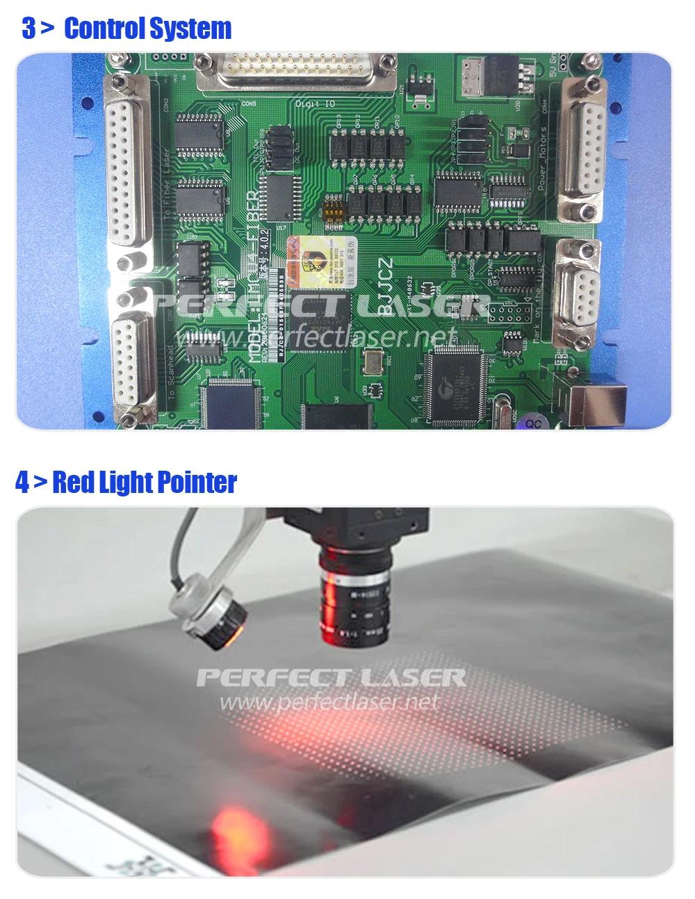 30W 50W 100W High Speed Fiber Metal Laser Marking Machine