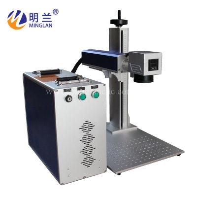 Desktop Colorful Fiber Laser Marking Cutting Machine 20W 30W 50W 100W for Metal and Nonmetal with CE FDA