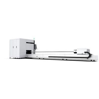 Professional Pipe Tube CNC Fiber Metal Laser Cutting Machine with Screen Protector