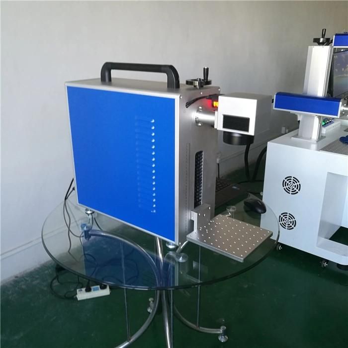 High Speed Optical Mini Portable 20W Fiber Laser Marking Machine CO2 Laser Marking Machine