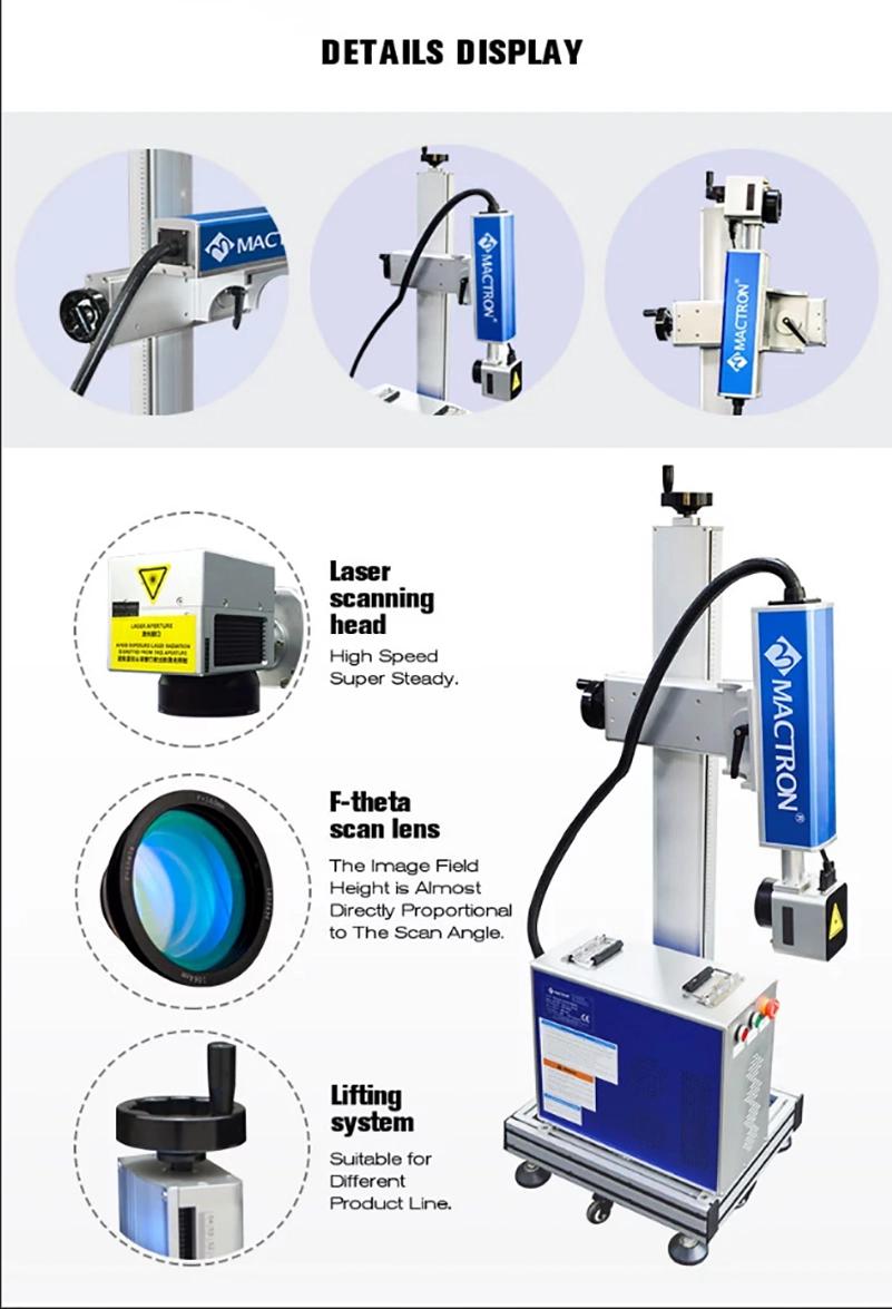 Fiber Laser Marking Machine 30W Laser Engraving Machine Plastic Metal