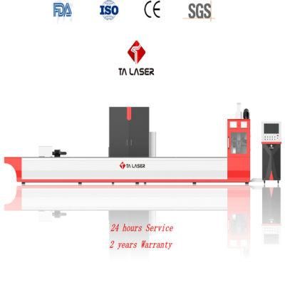 6000mm Working Metal Tube Fiber Laser Cutting Machine