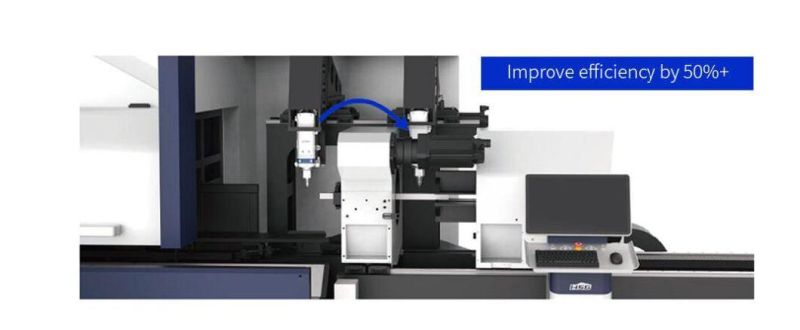 Price 1500W CNC Fiber Metal Tube Laser Cutting Machine for Hot Sale