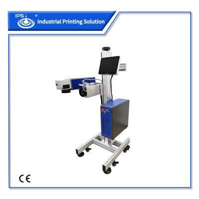 Porable 30W Automatic Fier Laser Marking Machine for Plastic, PVC Pipe, with CE Certification