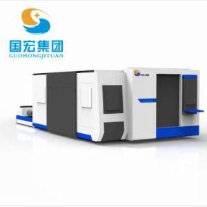 Monthly Deals Guohong Bg3015 (B) High-Quality Full Cover Protectivecnc Fiber Laser Cutting Machine for The Sheet Metal Industry