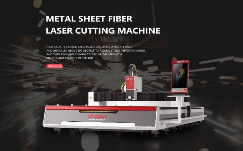 Industrial CNC Machinery Fiber Laser Cutting Equipment Machine 1500*3000mm