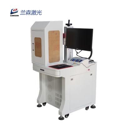 Half Enclosed Fibre Laser Marking Machine for Aluminum Gold Metal Etching Carving