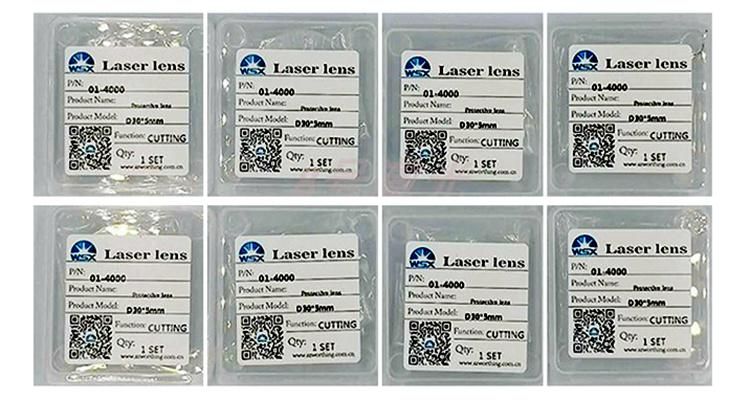 Worthing Wsx Nc60 Laser Cutting Head Original Focusing Lens Concave& Convex Lens Bi-Convex Lens Collimating Lens Barrel D37 F100/150/200