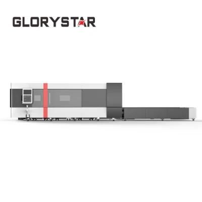 GS-6025CE GS-8025CE Glorystar Fiber Cutting Machine for Stainless Steel Sheet