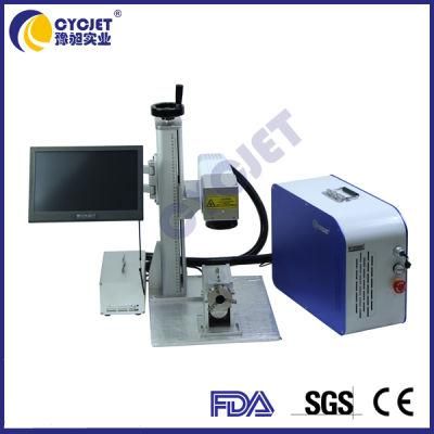 Cycjet 20W Jewelry Fiber Laser Marking Machine with Rotary System