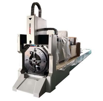 Monthly Deals Cci Laser CNC Laser Pipe Cutting Machine 3000W Fiber Laser Metal Pipe Tube Laser Cutting Machine