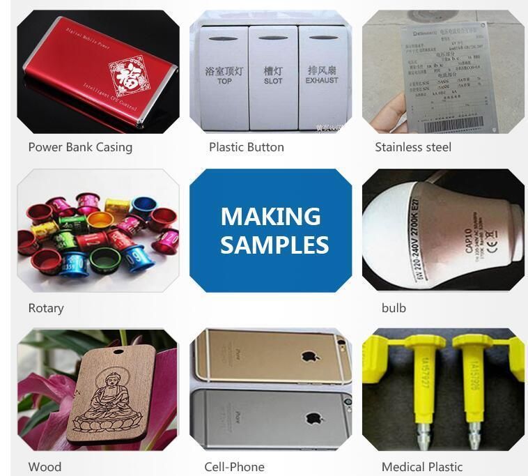 Ipg / Raycus Fiber Laser Marker for Carbon Steel Hardware Tools