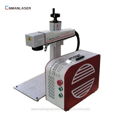 Air Cooling Small Size 20W 30W Fiber Laser Marking Machine