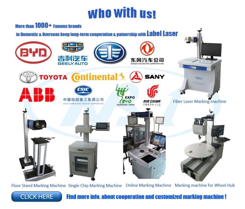 Nonmetal Engraving Machinery CO2 Laser Marking Machine