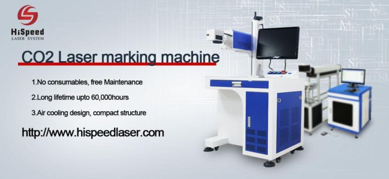 CO2 Laser Marking Machine for Paper Card Leather Cutting