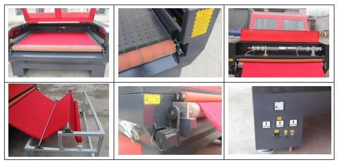 1610 Shoe Leather Fabric Aotomatic Feeding Laser Cutting Machine 120W