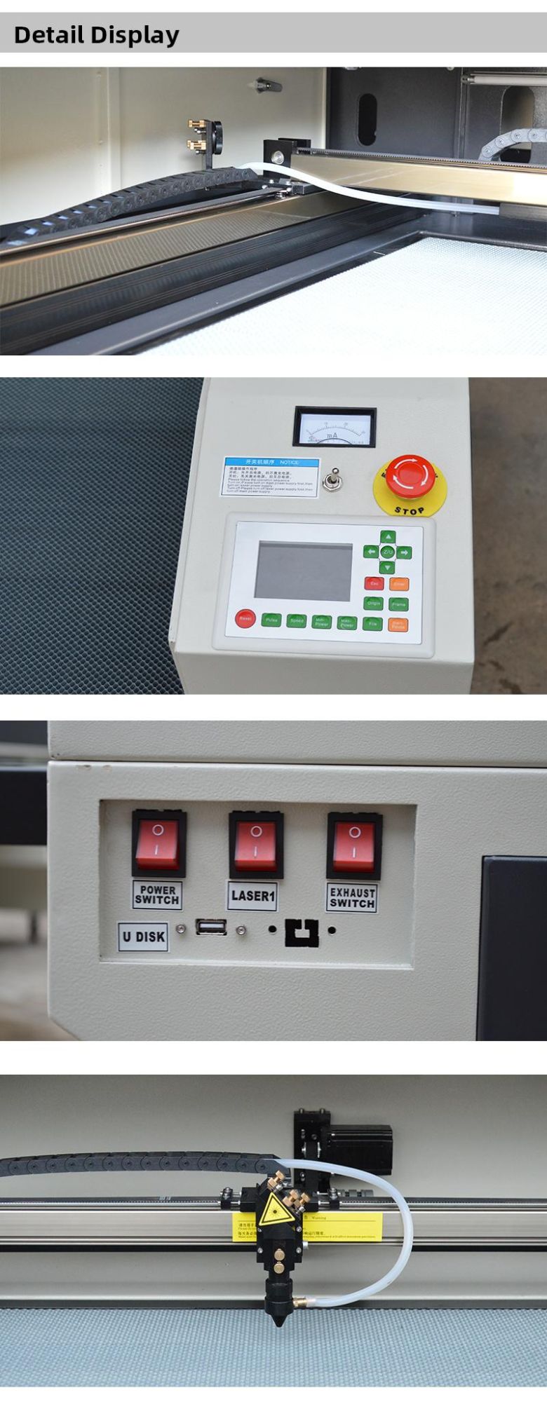 Monthly Deals Factory Direct Sell PVC Acrylic MDF Paper Wood Sheets CO2 Laser Cutting Machine