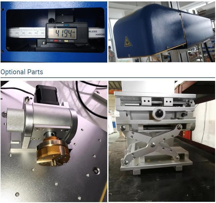 3D Metal Fiber Laser Marker on Curved Circular Surface Conic Surface Fiber Laser Engraving Machine