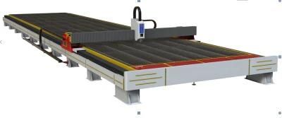 Lansun Large Cutting Range CNC Fiber Laser Cutting Machine Gantry Cutter