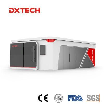 Full Protective CNC Metal Fiber Laser Cutting Machine 4kw Coverd 4000W