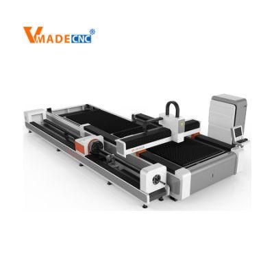 Square Pipe Fiber Laser Cutting Machine for Stainless Steel Tube