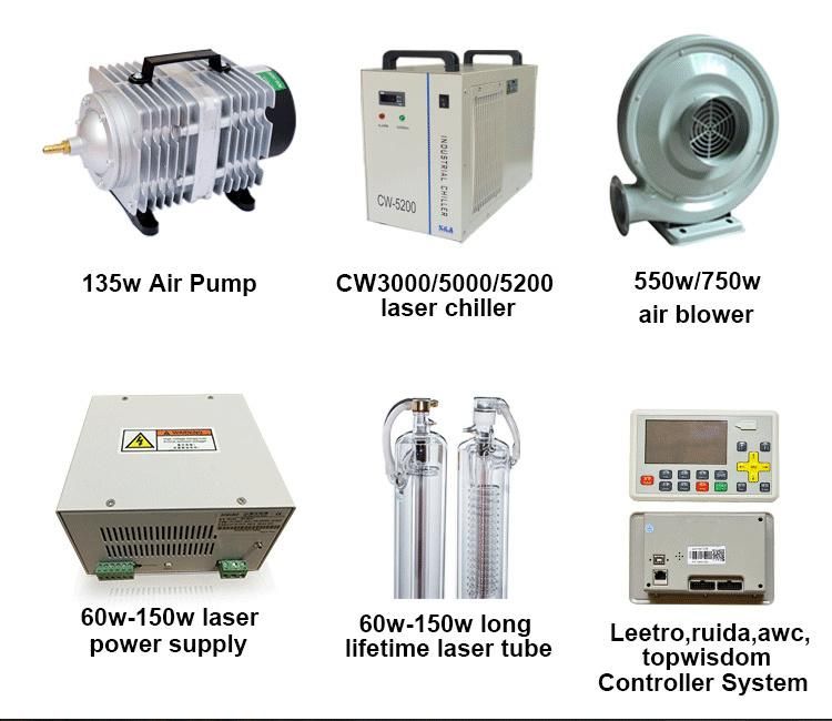Monthly Deals Factory Direct Sell PVC Acrylic MDF Paper Wood Sheets CO2 Laser Cutting Machine