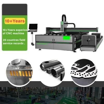 1325 CNC Fiber Laser Cut Metal Stainless Steel 1000W Source for Cutting Metal Plates Tubes