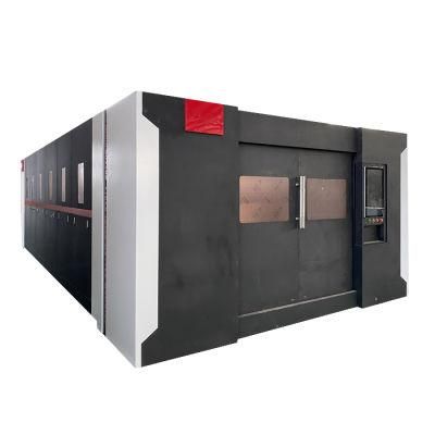 Full Cover 3015 CNC Fiber Laser Cutting Machine with CE for Steel/Copper/Aluminum Max/Raycus