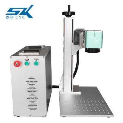 20W Fiber Laser Engraving for Gold Silver Metal Ring and Necklace Portable Fiber Laser Marking Machine