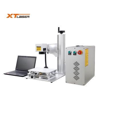 30W 50W 60W 100W CNC Galvo Fiber Laser Engraver Machine
