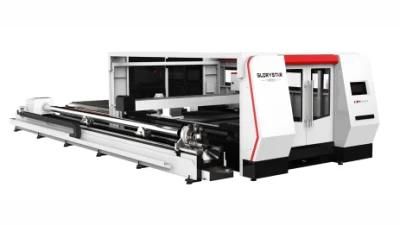 Full Cover Metal Plate &amp; Tube Laser Cutting Machine