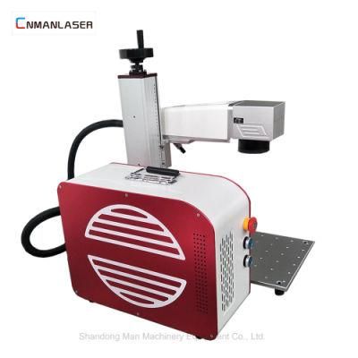 Portable Mopa Color Fiber Laser Marking Machine for Phone Keys
