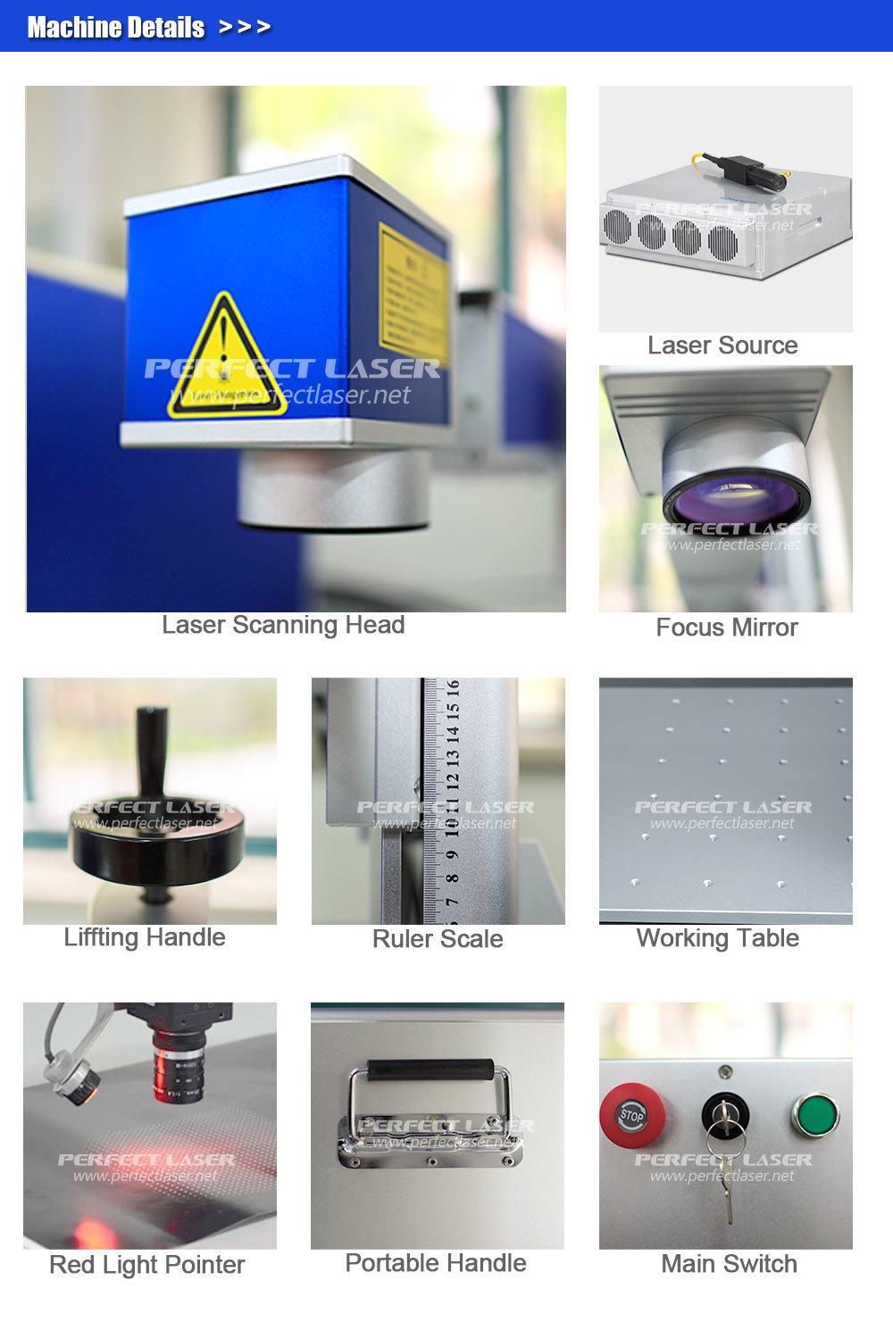 Stock Ready Cheap 30W Surgical Steel Instrument Logo Lot Number Engraving Small Fiber Laser Marking Machine