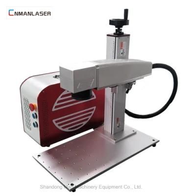 Small Size 30W 50W Laser Marking Machine with Free Maintenance
