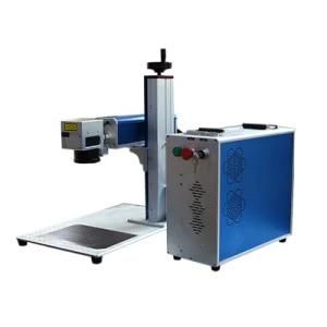 30W 50W Portable Mini Fiber Laser Marking Engraving Cutting Machine