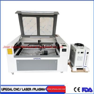 New 500W &amp; 90W Mixed Live Focus CO2 Laser Cutter with Rotary Axis for Stainless Steel /Acrylic